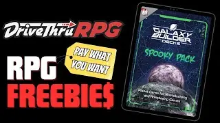 RPG Freebies: Galaxy Builder Decks Spooky Pack (Free) CHECK THIS VIDEO OUT FOR YOUR SPACE GAMES!