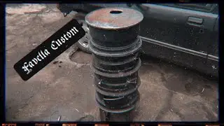 Буржуйка из дисков!