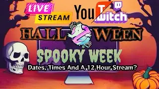 Halloween Spooky Week Streams Announcement