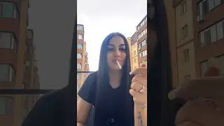 Romanian Smoking Girl