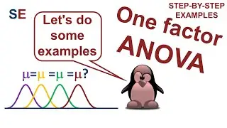 One factor ANOVA | step-by-step examples