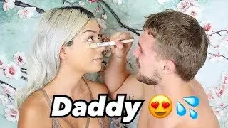 DADDY DOES MY MAKEUP