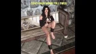Мод для Скайрим Ле - Компаньон Спутница Мона \ Mona Follower (Young Version)