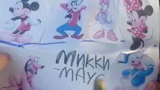 самодельный пакетик Микки Маус сквиши от Дисней сам сделал