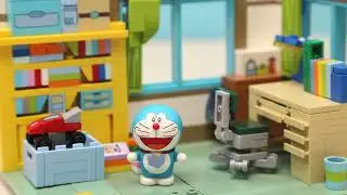 Explore the Universe with Doraemon【Lego Stop Motion Animation】