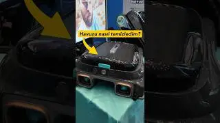 Havuz temizleyen güneş enerjisi ile çalışan robot 😍🤖