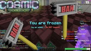 How I Got Banned On Cosmic Prisons+ Collecting Energy For TimeWarp