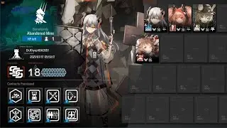 [Arknights/明日方舟] CC#4 R18 Abandoned Mine (Permanent Map) Week 1 with 4 Operators