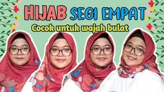 TUTORIAL HIJAB SEGIEMPAT SIMPLE NGGAK  RIBET !!!