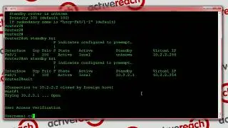 HSRP First Hop Redundancy