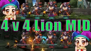 the MEMEs were STUNNING - ALL Mid 4v4 Lion