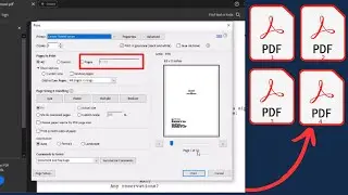 How to print specific pages in PDF | Print odd page and even page | Print selected page