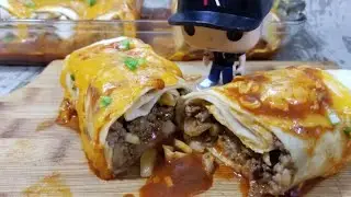 Make the BEST Enchirito at HOME with this Copycat Taco Bell Recipe!