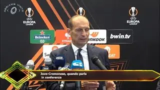 Juve-Cremonese, quando parla  in conferenza