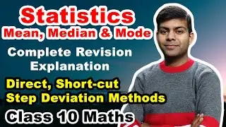 Statistics Class 10 - Maths | Mean. Median, Mode | Board Exams 2020  