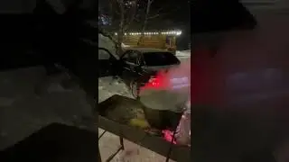 горы Кавказа зима