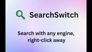 Search Switch [Open source] [Browser extension] [Chrome] [Firefox]