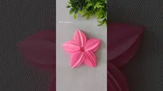 Easy paper flower making 