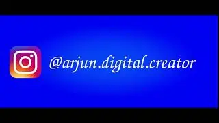Instagram Name Motion Graphics | @arjun.digital.creator