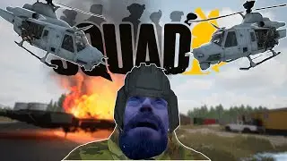 Вертолет в Squad не только для снабжения.