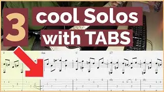 Mark Knopfler/Doc Watson - House of the Rising Sun SOLOs with TABS/Guitar Pro/Lesson