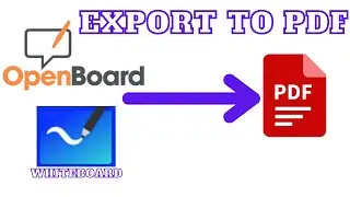 How to Export OpenBoard to PDF