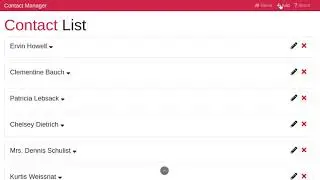 Contact Manager