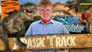 DANGER! Der T-Rex will uns FRESSEN! | Jurassic Track im Microsoft Flugsimulator wird zur Dino Safari
