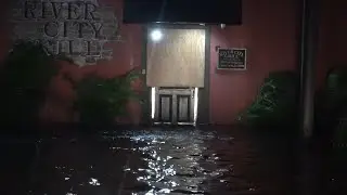 Extreme Storm Surge in Punta Gorda, Florida from Hurricane Milton