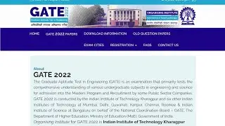 IITKGP GATE 2022 Admit Card (Released): Download IIT Kharagpur GOAPS hall ticket