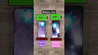 Google Pixel 9 Pro vs Pixel 9 Pro XL battery test