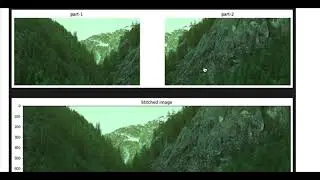 Image stitching example with OpenCV in Python