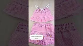 Conjunto Tierno para niñas pide el tutorial completo #coserfacil #diy #fashion