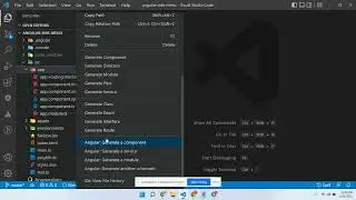 How to create angular side menu