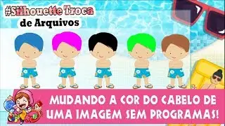 Mudando a cor do cabelo de uma imagem sem programas!