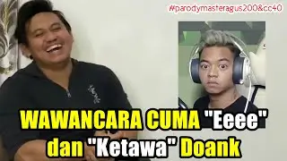 WAWANCARA LUCU MASTER AGUS DAN CHINTYA CANDRANAYA
