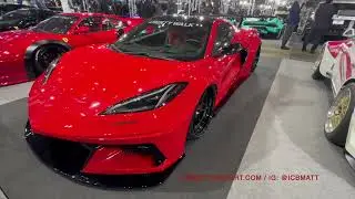 Liberty Walk Corvette C8 at the 2023 Tokyo Auto Salon (TAS)