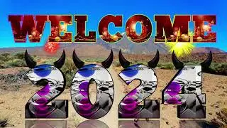 Happy New Year 2024 green screen effects