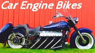 Car Engine Custom  Motorcycles !