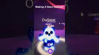 Making A Neon Owlbear In Adopt Me 
