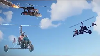 we got into a heli dog fight