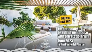 Beautiful penthouse with 3 bedrooms with a private solarium from 2023 in San Pedro del Pinatar!