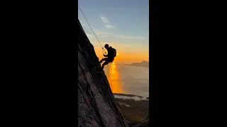 Strandåtinden sunset abseil | Rab