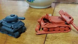 Мультик из пластилина World of tanks
