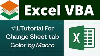 Change Sheets Tab Color Using VBA Macro | How to Change Sheets tab Color in Excel by Macro in Hindi