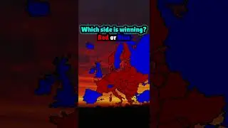 Which side is winning?#europe #history #ww1 #ww2 #mapping #map #funny #meme #fyp #humor #geography