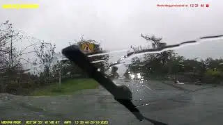 Major flooding on B6107 causes car to become right off | BLT Studios