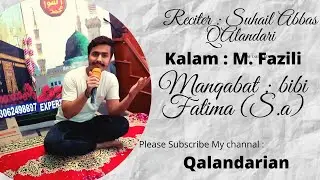 Manqabat | Bibi Fatima (S.a) | Suhail Abbas Qalandari