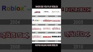 When did u play Roblox? #roblox #shorts