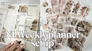 N1 Weekly plan with me  || Sterling ink Common planner